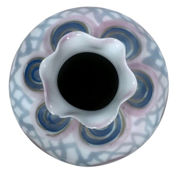 Antique Rosenthal Art Nouveau Hand Painted Porcelain Vase 5.75" Early 1900s Rare - Picture 7 of 12